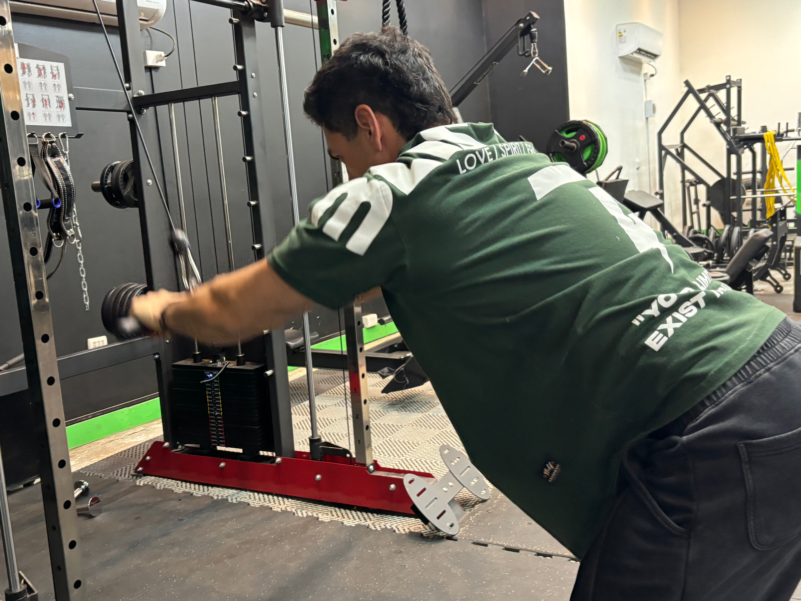 Memo Zamorano entrenando