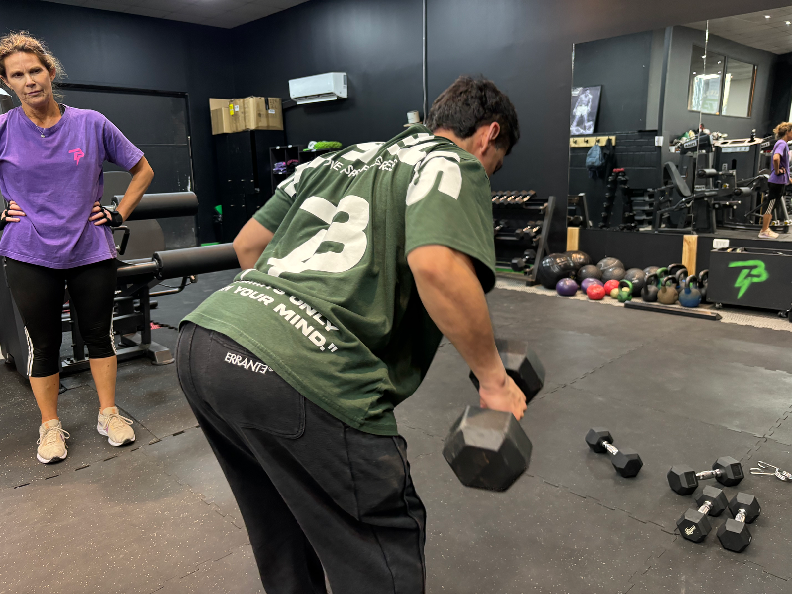 Memo Zamorano entrenando